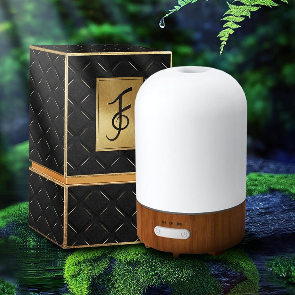 Fashome Diffuser, Essential Oil Diffuser with Night Light, 3 Modes Ultrasonic Quiet Humidifier, Aromatherapy with Auto-Shut Off, Diffuser for Aroma Oils Gift for Girls, Women, Lover, Business… : Health  Household